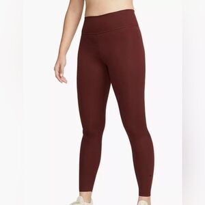 Nike One Luxe 7/8 Mid-Rise Training Tights Women’s Size XS Maroon BQ9994-273 NWT